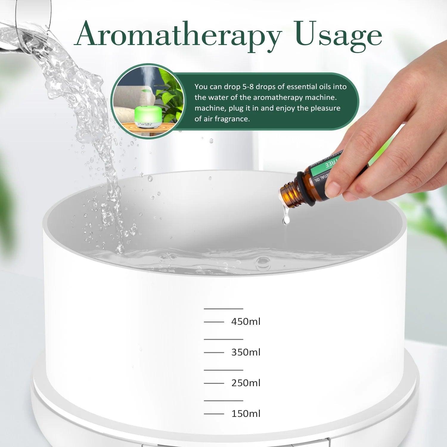 Fimilo Essential Oils Set, Fragrance Oils Gift Set for Diffuser - Peppermint,Lemongrass,Tea Tree,Rosemary,Lavender,Orange Kit (6 X 10ML)