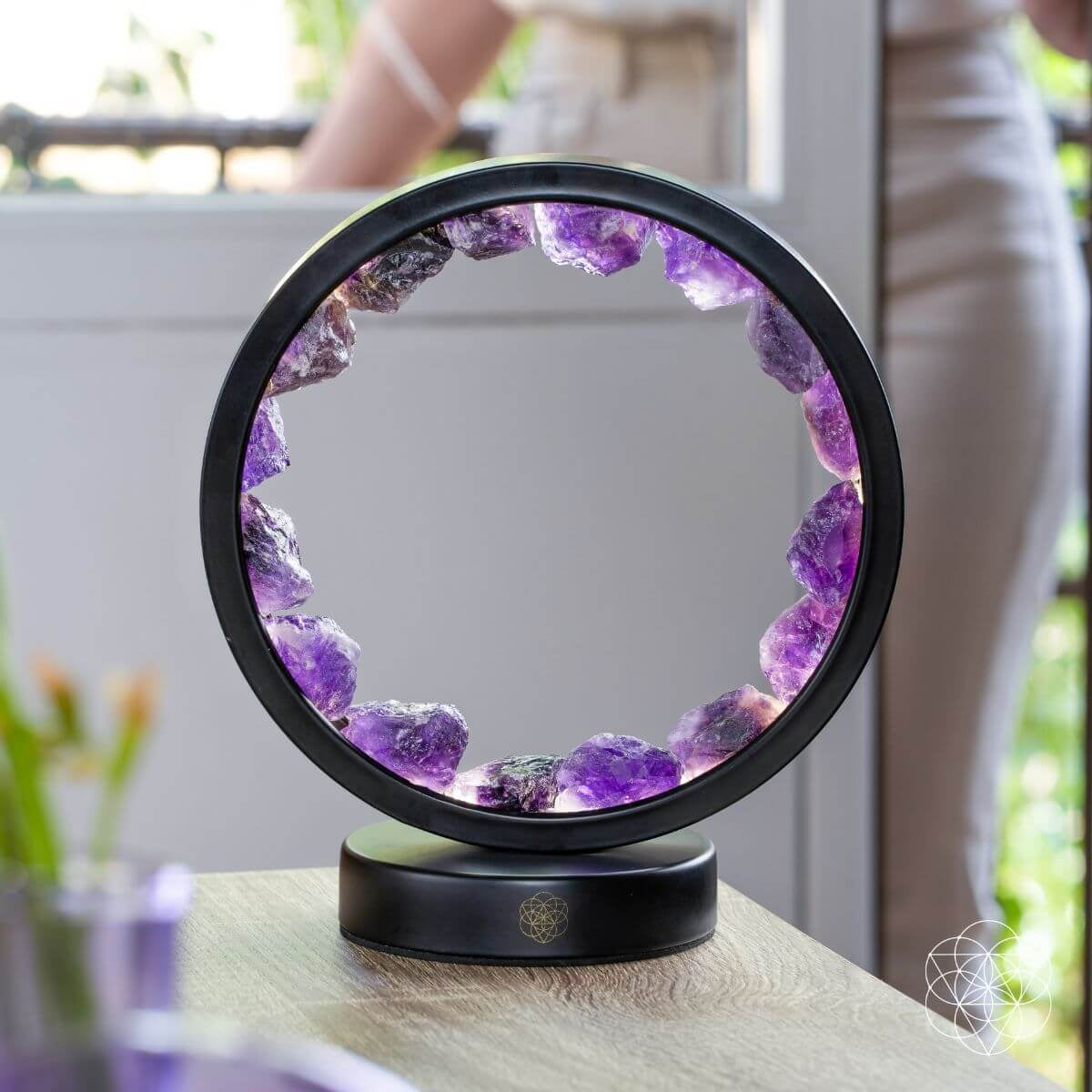 Amethyst Lamp for Spiritual Protection and Inner Peace