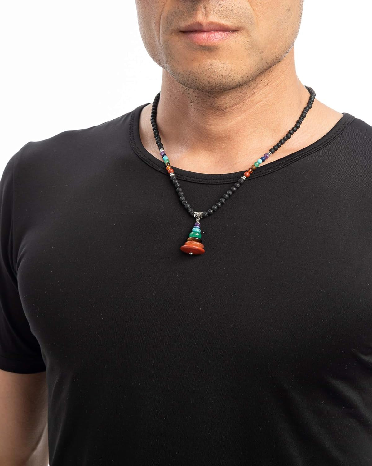 Versatile Chakra Jewelry for Men and Women - Necklaces and Bracelets for Meditation, Calmness, and Anxiety Relief
