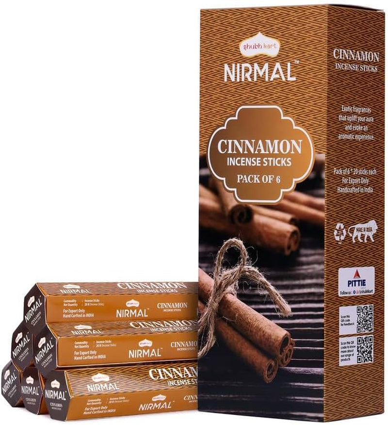 Shubhkart Hexa Aloe Vera Incense Sticks - Set of 6 Packs, 120 Sticks for Relaxation, Stress Relief, and Mindful Meditation | Eco-Friendly and Non-Toxic Aromatic Incense