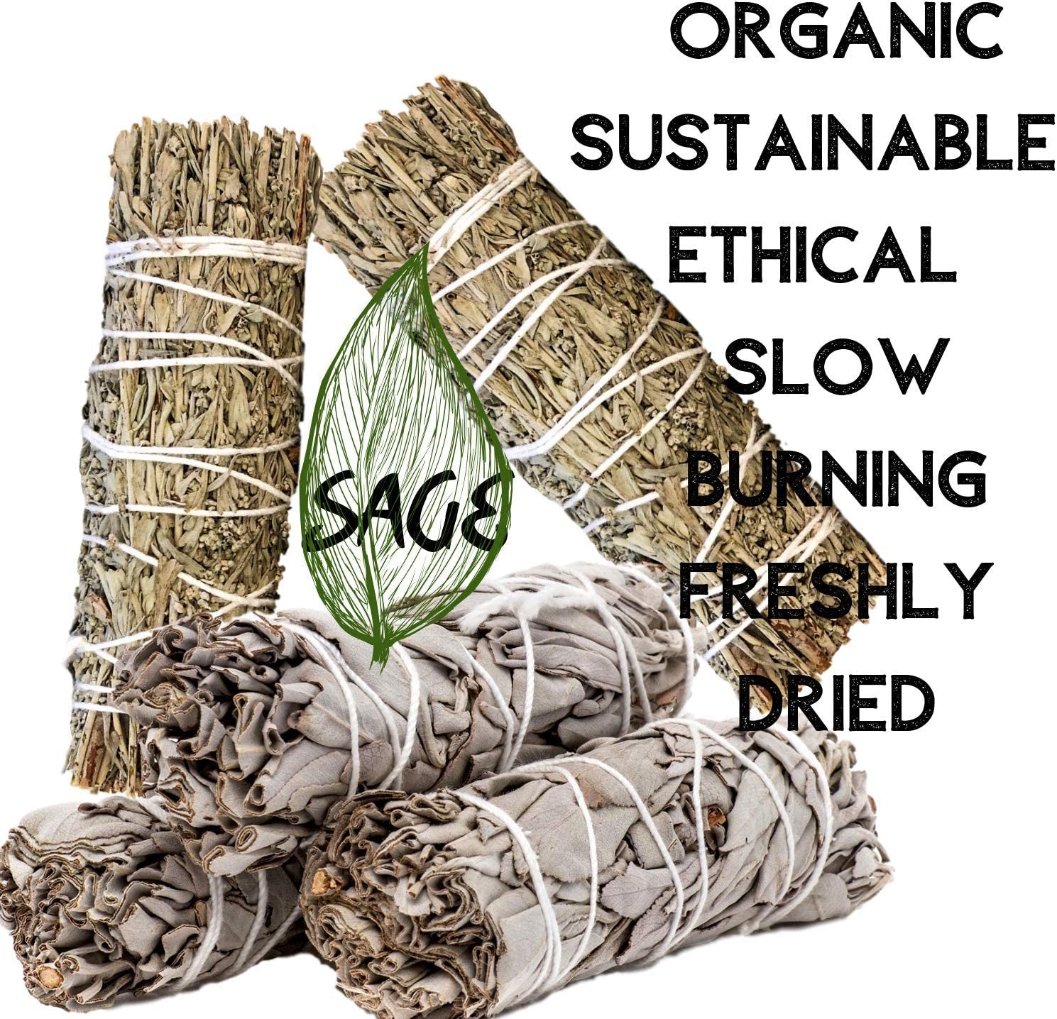 Sage Smudge Kit: Comprehensive 12-Piece Spiritual Gift Set with XL Abalone Shell for Cleansing and Healing Energy (Tiger's Eye/Lavender)