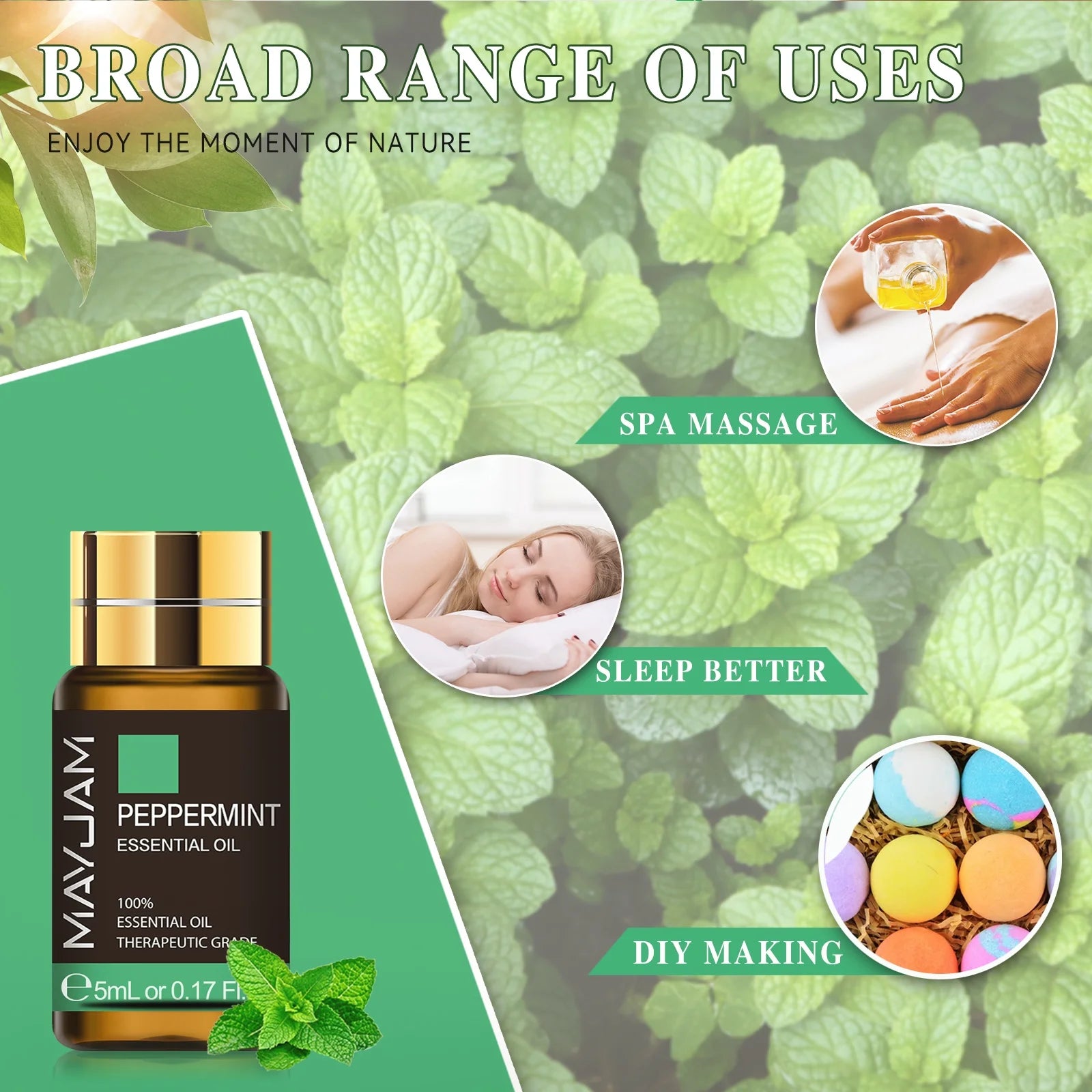 MAYJAM 35X5Ml Essential Oils Set, Pure Natural Essential Oils for Diffusers, Humidifiers, Massages, Aromatherapy, Candle Making, Skin & Hair Care