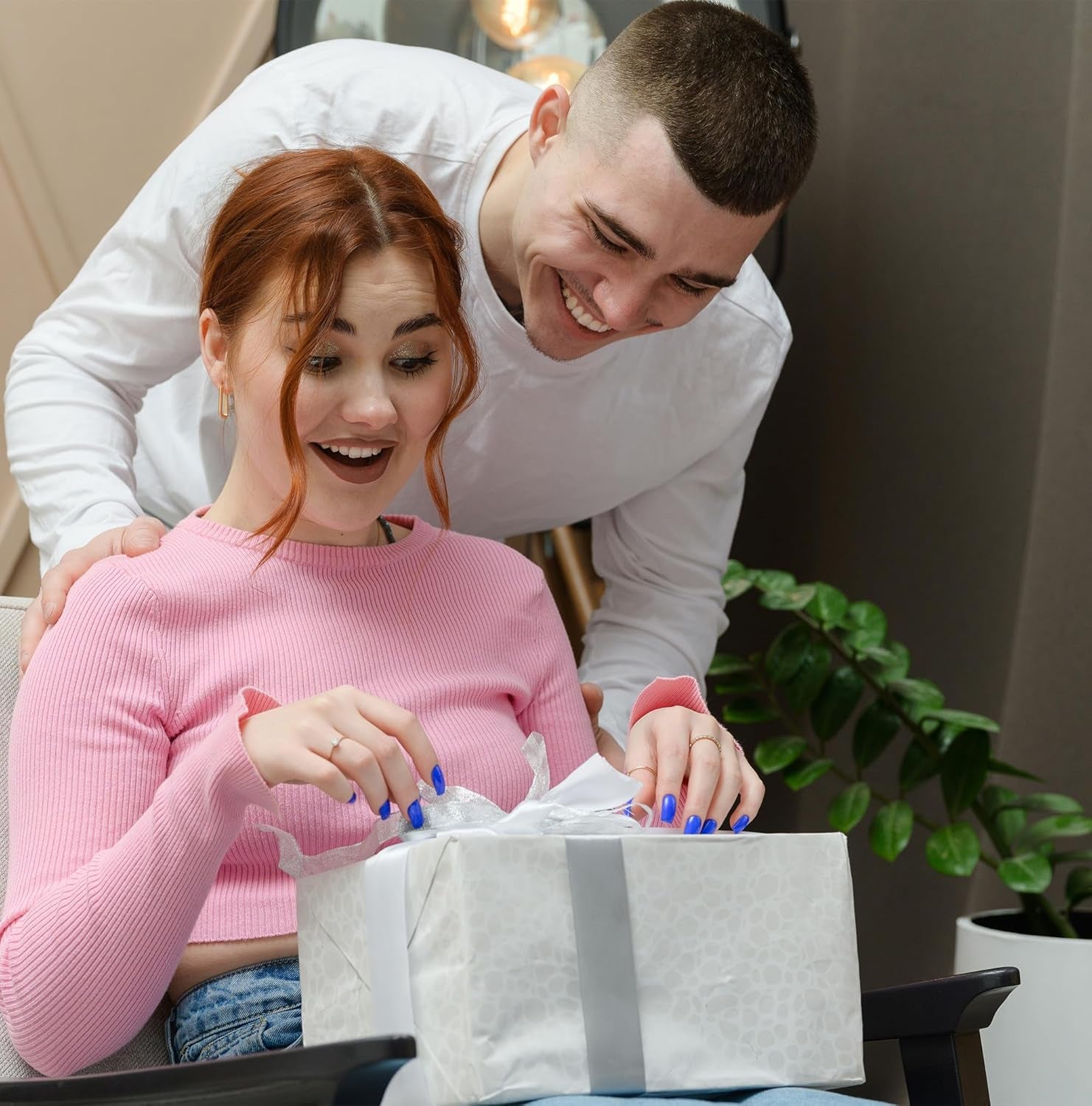 PYOR Chakra Tree with Crystals - Ideal Housewarming and Birthday Gifts for Women - Elegant Office Decor and Reiki Healing Gemstone Tree - Includes Crystal Star Merkaba